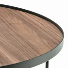 Tavolinë kafeje në arrë Canaletto të madhësive të ndryshme Made in Italy - Gubbio Viadurini