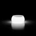 Tavolinë kafeje e rrumbullakët e ndritshme e kopshtit në polietileni Prodhuar në Itali - Tibaldo Viadurini