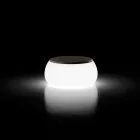 Tavolinë kafeje e rrumbullakët e ndritshme e kopshtit në polietileni Prodhuar në Itali - Tibaldo Viadurini