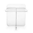 Tavolinë kafeje moderne me pleksiglas, prodhuar në Itali - Ariel Viadurini