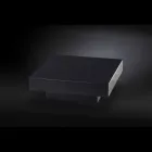 Tavolinë kafeje bashkëkohore prej druri e mbuluar në metafrlate Loft Cadeau Viadurini