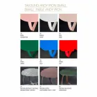 bashkëkohor lazer tavoline kafeje metalike prerë formën e luleve Andy Viadurini