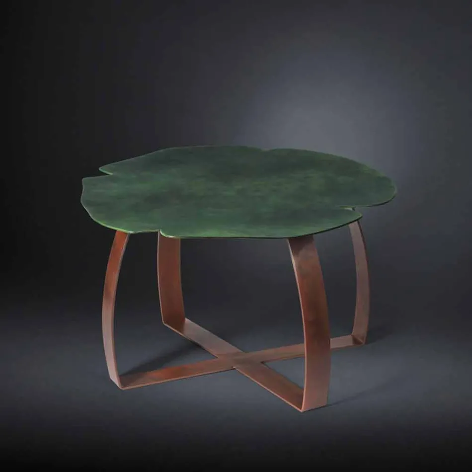 bashkëkohor lazer tavoline kafeje metalike prerë formën e luleve Andy Viadurini