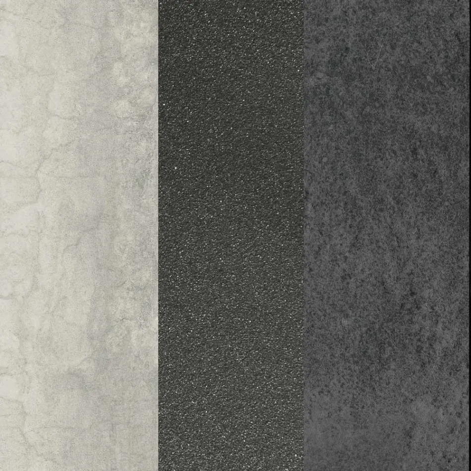 Tavolinë kafeje metalike e dhomës së ndenjes ovale dhe majë qeramike dyngjyrësh - Comacchio Viadurini