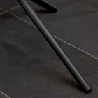 Tavolinë e rrumbullakët kafeje për bazën metalike dhe qeramike të dhomës së ndenjes Oapca - Shanghai Viadurini