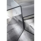 Tavolinë kafeje pleksiglas me ngjyra transparente për dhomën e ndenjes Made in Italy - Kamon Viadurini