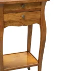 Tavolinë telefonike Beech me dekorime të ndryshme Made in Italy - Charun Viadurini