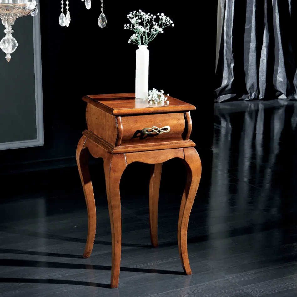 Stenda telefoni e stilit klasik prej druri Prodhuar në Itali - Hastings Viadurini