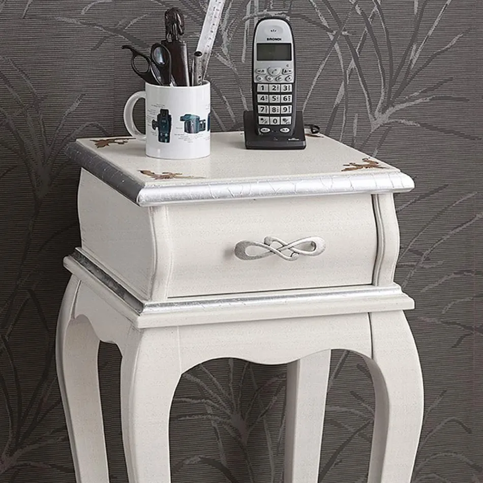 Stenda telefoni e stilit klasik prej druri Prodhuar në Itali - Hastings Viadurini