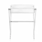 Olivia e bërë me tavolinë kafeje me dizajn transparent të bërë në Itali Viadurini