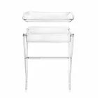 Olivia e bërë me tavolinë kafeje me dizajn transparent të bërë në Itali Viadurini