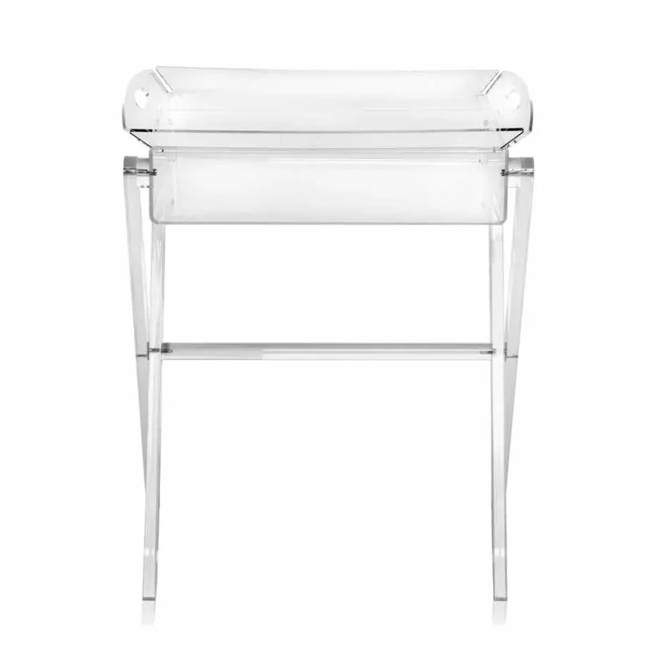 Olivia e bërë me tavolinë kafeje me dizajn transparent të bërë në Itali Viadurini