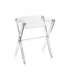 Olivia e bërë me tavolinë kafeje me dizajn transparent të bërë në Itali Viadurini