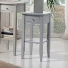 Tavolinë kafeje katrore me raft katror në lartësi të ndryshme Made in Italy - Apus Viadurini