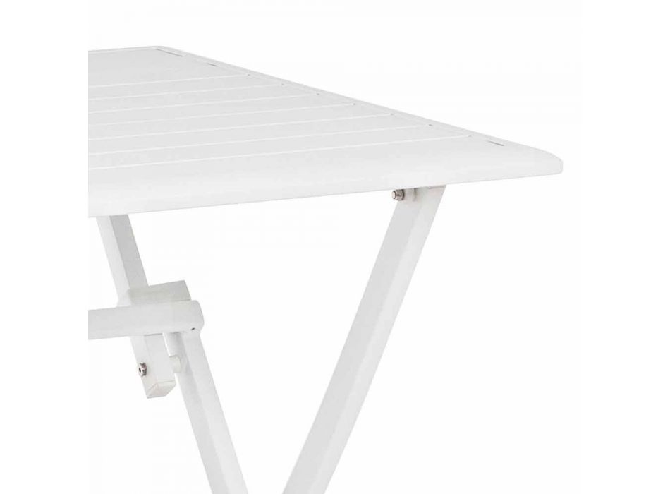 Tavolinë kafeje në ajër të palosshme katrore në alumini të pikturuar - Gjueti Viadurini
