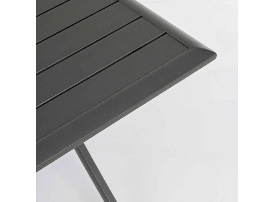 Tavolinë kafeje në ajër të palosshme katrore në alumini të pikturuar - Gjueti Viadurini