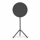 Tabela e rrumbullakët e lartë në natyrë në metal dhe çarçafë të bërë në Itali - Baldric Viadurini