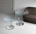 Tavolinë kafeje me dizajn të rrumbullakët në gotë ekstra të pastër të bërë në Itali - Akka