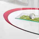 Tavolinë kafeje me majë xhami me prodhim në ekran në Itali - Campari Viadurini