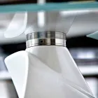 Tavolinë kafeje me majë xhami me prodhim në ekran në Itali - Campari Viadurini