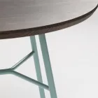 Tavolinë kafeje me majë të rrumbullakët prej druri të ngurtë Prodhuar në Itali - Makino Viadurini