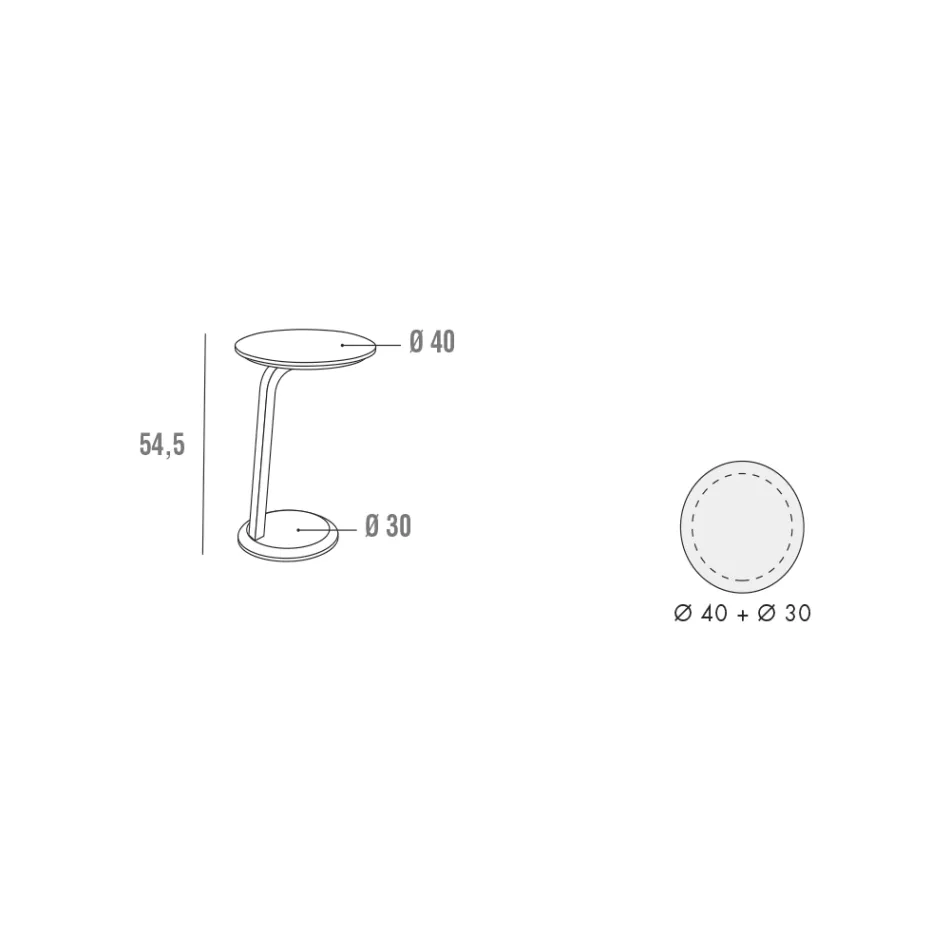 Tavolinë kafeje MDF me llak me kornizë druri të ngurtë Prodhuar në Itali - Tobiko Viadurini