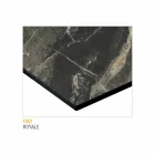 Tavolinë kafeje në metal të lyer me majë Hpl të prodhuar në Itali - Numbo Viadurini