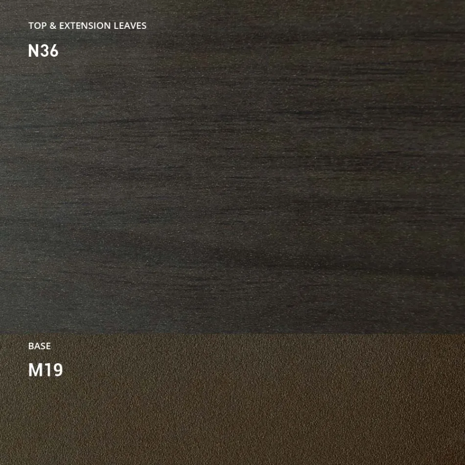 Tavolinë kafeje e transformueshme në Metal dhe Dru Prodhuar në Itali - Veneris Viadurini