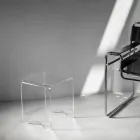 Karrige Tavoline Kafeje Kristal Akrilik Transparent Minimal Italian - Plarco Viadurini