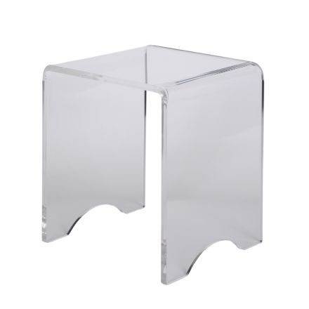 Karrige Tavoline Kafeje Kristal Akrilik Transparent Minimal Italian - Plarco Viadurini