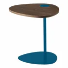 Tavolina e kafesë e dhomës së ndenjes në pjesën e sipërme prej metali dhe druri, Dizajn luksoz - Yassine Viadurini