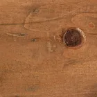 Tavolinë e rrumbullakët e kafesë në dru të ricikluar dhe çelik të bardhë ose gri - Genoveffa Viadurini