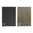 Tabela Kafeje e Transformueshme me Sipërfaqe Druri dhe Bazë Metalike Prodhuar në Itali - Pjeshkë Viadurini