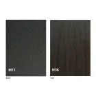 Tabela Kafeje e Transformueshme me Sipërfaqe Druri dhe Bazë Metalike Prodhuar në Itali - Pjeshkë Viadurini