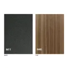 Tabela Kafeje e Transformueshme me Sipërfaqe Druri dhe Bazë Metalike Prodhuar në Itali - Pjeshkë Viadurini