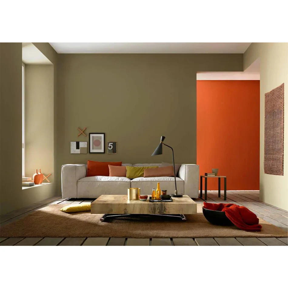 Tavolinë kafeje me Dizajn të Transformueshëm në Dru dhe Metal të Zi prodhuar në Itali - Niverio Viadurini