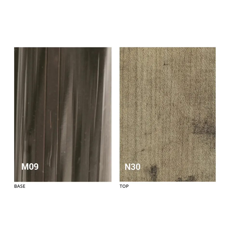 Transformimi i tryezës së kafesë në dru dhe metal të zi prodhuar në Itali - Niverio Viadurini