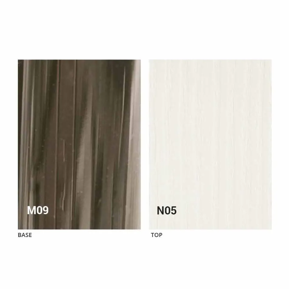 Tavolinë kafeje me Dizajn të Transformueshëm në Dru dhe Metal të Zi prodhuar në Itali - Niverio Viadurini