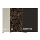 Tavolinë kafeje e transformueshme në dizajn metalik dhe qeramik Prodhuar në Itali - Saturn Viadurini