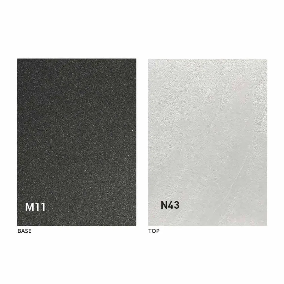 Tavolina e kafesë e konvertueshme në një tavolinë ngrënieje me dru të lartë dhe bazë metalike - pjeshkë Viadurini