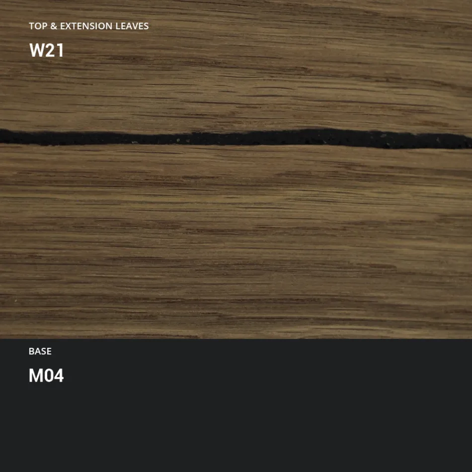 Tavolinë Kafeje e Transformueshme në Tavolinë Metal dhe Drur Prodhuar në Itali - Polaris Viadurini