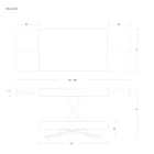 Tavolinë Kafeje e Transformueshme në Tavolinë Metal dhe Drur Prodhuar në Itali - Polaris Viadurini