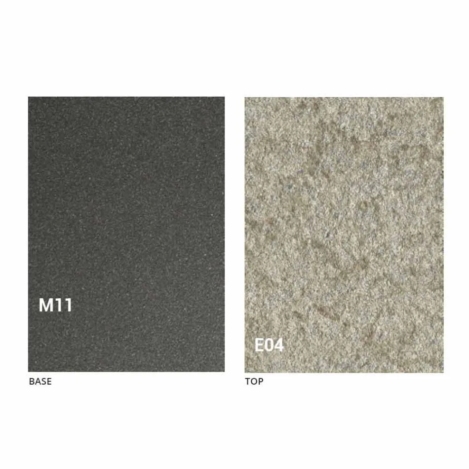 Tavolinë Kafeje Transformuese Moderne me Efekt Malta Top Prodhuar në Itali - Patroclus Viadurini