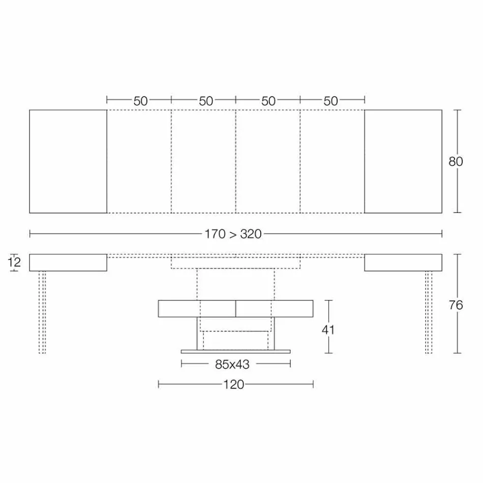 Tavolinë Kafeje Transformuese Moderne me Efekt Llaçi Top Prodhuar në Itali - Salomon Viadurini