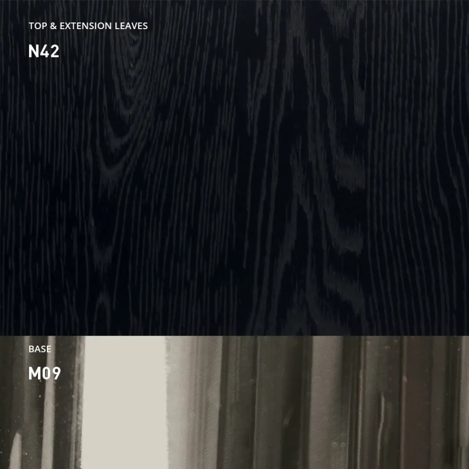 Tavolinë kafeje moderne e transformueshme në metal dhe dru, Prodhuar në Itali - Univers Viadurini