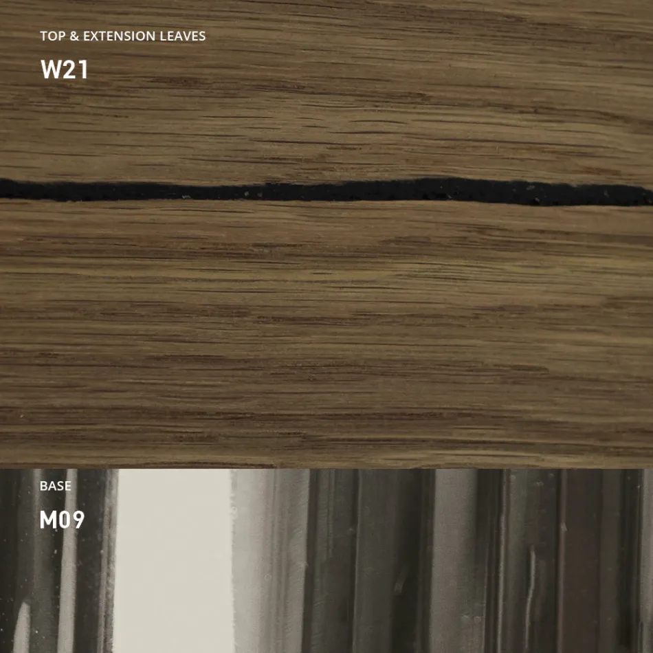 Tavolinë kafeje moderne e transformueshme në metal dhe dru, Prodhuar në Itali - Univers Viadurini