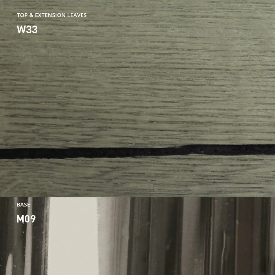 Tavolinë kafeje moderne e transformueshme në metal dhe dru, Prodhuar në Itali - Univers Viadurini