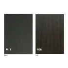 Tabela Kafeje Moderne e Transformueshme në Metal Graphite dhe Top Druri - Sistocle Viadurini