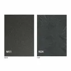 Tabela Kafeje Moderne e Transformueshme në Metal Graphite dhe Top Druri - Sistocle Viadurini