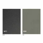 Tabela Kafeje Moderne e Transformueshme në Metal Graphite dhe Top Druri - Sistocle Viadurini